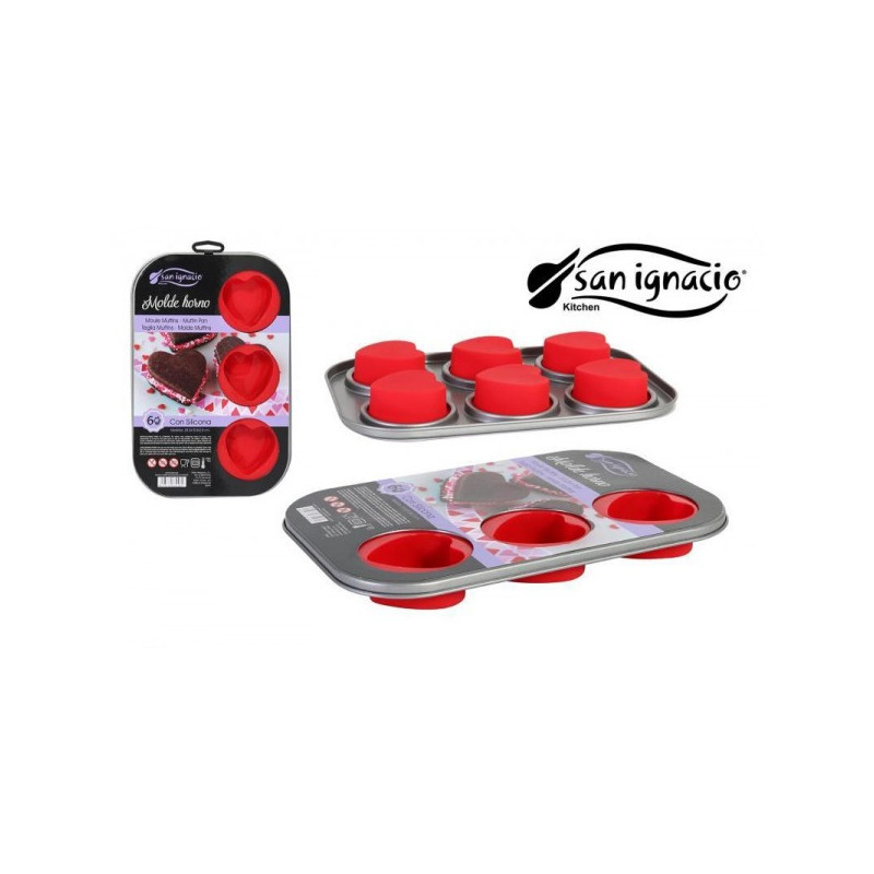 Forma cepšanai keksiuk met/silikon28.5*19*3cm 248SAN