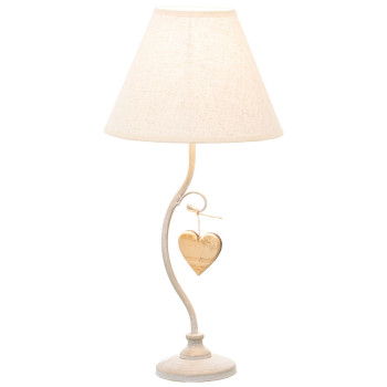 Stalinė lempa Alexandra House Living Balta Metalinis 40 W 23 x 48 x 23 cm,,,