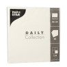 DAILY COLLECTION NAPKINS  20PC.., 32x32CM, WHITES 0.0762kg/iepak., Pap Star