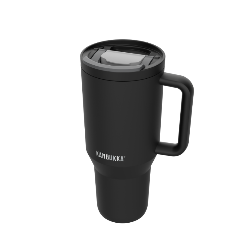 RIO TERMOКРУЖКА AR РУЧКА URI 950ML, черное , Kambukka