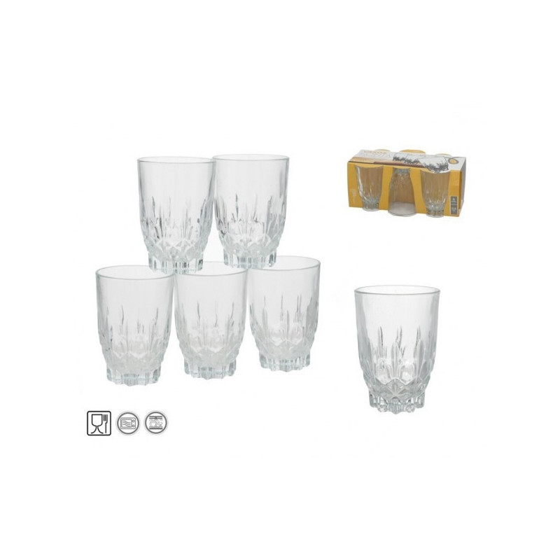 Stiklinės 225ml 6vnt KONIA