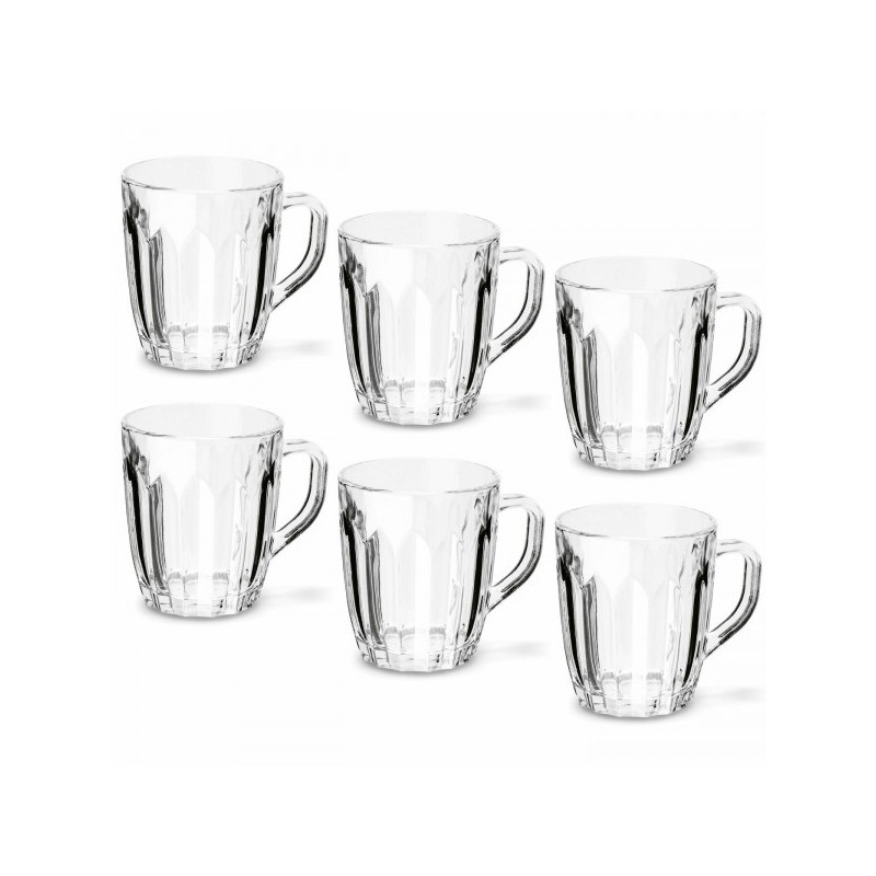 Puodukų stikl. 250ml rink. 6vnt MIRA