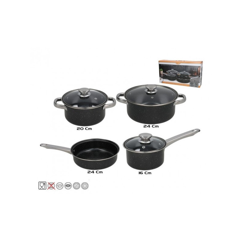 Katls nerūs.tēr. 7d komplekts 1.2/2.5/4L/K24cm SEATTLE