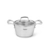 Stockpot MILLENIUM 16x9 cm / 1.5 LTR with glass lid (stainless steel)