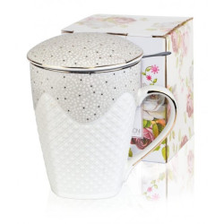 Puodukas su metāls. sietiņu...