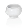 MINI TERĪNE AR LAUVIŅĀM 500ML D13.5CM, WHITE, PORCELĀNS, WAS