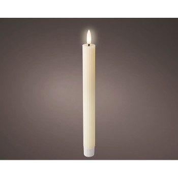 LED Žvakė Lumineo Rusvai gelsva d 2,2 x 24,5 cm (AAA),,,