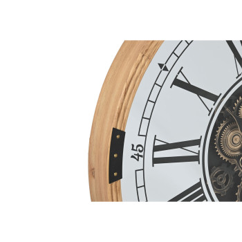 Wall Clock Home ESPRIT Silver Natural Metal Crystal 80 X 8,5 X 80 cm,,,