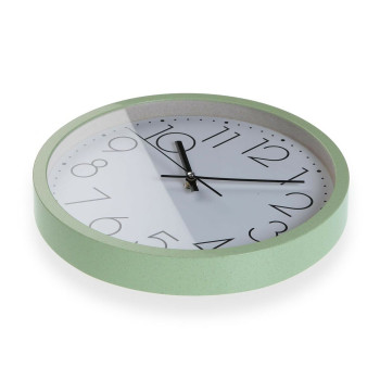 Wall Clock Versa Green Wood 4,2 x 30 x 30 cm,,,