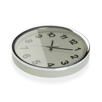 Wall Clock Versa White Plastic 4,8 x 32 x 32 cm,,,