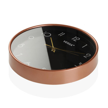 Wall Clock Versa Black Plastic 4 x 30 x 30 cm,,,