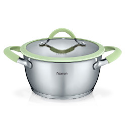 Stockpot VIVA with glass...