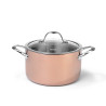 Stockpot MONRO 20x12 cm / 3.7 LTR with glass lid (stainless steel)