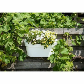 Self-watering planter Garden ID White,,,
