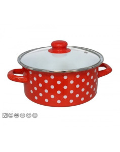 Enameled pot, 22 cm, 2.5 L,...