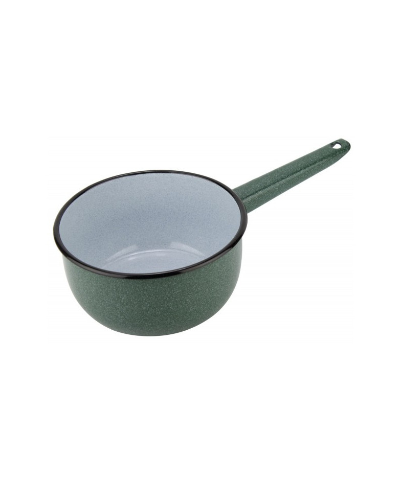 Kaušas emal. 16cm 1.6L GREEN