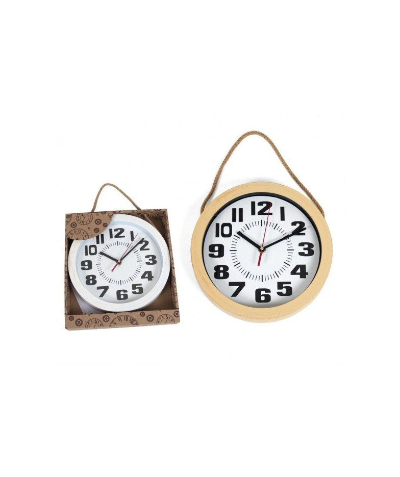 Pulkstenis plast. sieninis 25cm BHURAN