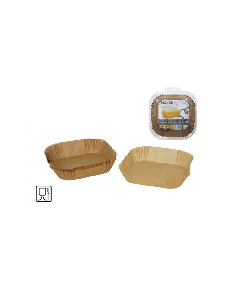 Paper baking molds 16x16 cm, 50 pcs Airfryer