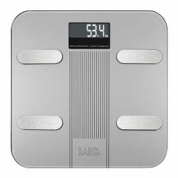 Bluetooth LAICA Balta Grūdintas stiklas 180 kg,,,
