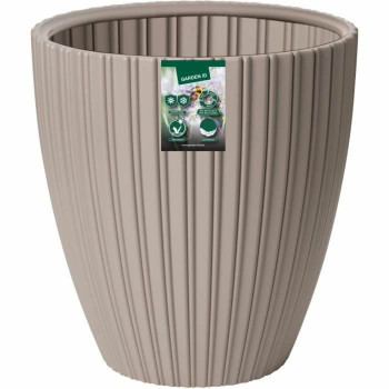 Plant pot Garden ID Fancy Brown Taupe Polyethylene 40 x 42 cm,,,