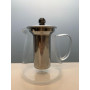 Tea/Coffee Carafe with Filter 1.2L, Glass/Stainless Steel, Aroma & Sensum