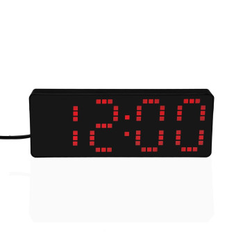Alarm Clock Versa Black Red,,,