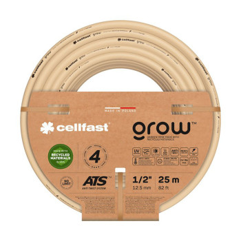 Žarna Cellfast Grow 25 m PVC Rusvai gelsva,,,