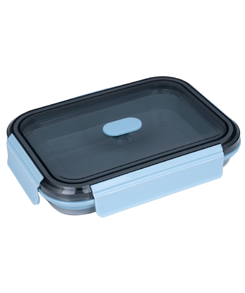 UP&DOWN PUSDIENU KASTĪTE 800ML, 18.2x14x7.2CM, GAIŠI ZILA, PLASTM./SILIKONS, Lurch