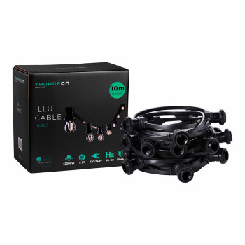 Šviesų girlianda Thorgeon Juoda 2000 W 10 m 10,,,