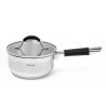 MAGNIFICA Saucepan 16x7.5 cm / 1.5 LTR with glass lid (stainless steel)
