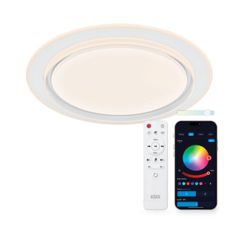 LED nuleidimo lubų šviesa KSIX Sfera (3000k - 6500k),,,
