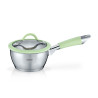VIVA Saucepan with glass lid 14x7.5 cm / 0.7 LTR (stainless steel)