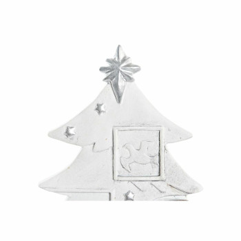 Kristuse sünni komplekt DKD Home Decor Hõbedane Pruun Valge Vaik (13,6 x 5,2 x 15,9 cm),,,
