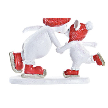 Jõuluehe DKD Home Decor Hiir Vaik (9,5 x 3,5 x 9 cm),,,