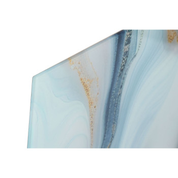 Painting Home ESPRIT Blue Golden Printed 150 x 0,4 x 100 cm,,,