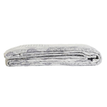 постельное покрывало DKD Home Decor Бежевый Серый 90 кровать 150 кровать 180 x 260 x 1 cm