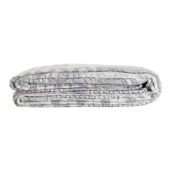 постельное покрывало DKD Home Decor Бежевый Серый 180 кровать 270 x 270 x 1 cm