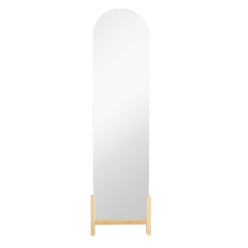 Длинное зеркало Home ESPRIT Натуральный Стеклянный Сосна 40 x 10 x 160 cm