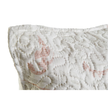 Pagalvėlė DKD Home Decor Balta Poliesteris Gėlėtas 60 x 10 x 40 cm,,,
