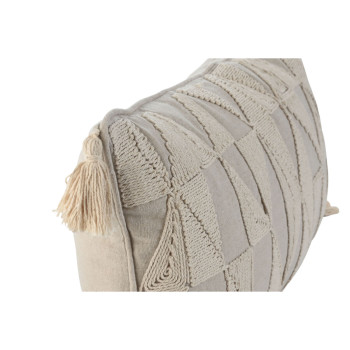 Pagalvėlė Home ESPRIT Rusvai gelsva Natūralus Boho 50 x 8 x 30 cm,,,