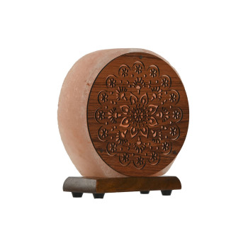Stalinė lempa Home ESPRIT Ruda Rožinė 15 W 220 V,,,