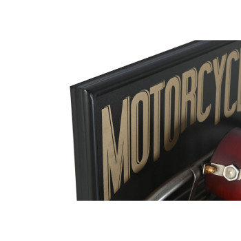Wall Clock Home ESPRIT Black Red Golden PVC Metal Motorbike Vintage 60 x 18 x 120 cm,,,