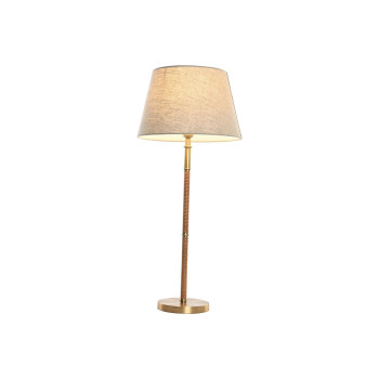 Stalinė lempa Home ESPRIT Rusvai gelsva Auksinis Natūralus 50 W 220 V,,,