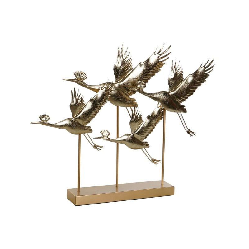 Decorative Figure DKD Home Decor 64 x 9 x 51 cm Golden Bird,,,