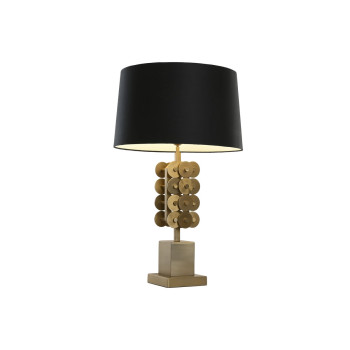 Stalinė lempa Home ESPRIT Juoda Auksinis 50 W 220 V,,,