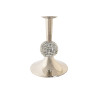 Candleholder DKD Home Decor 16 x 16 x 41 cm Silver Aluminium Acrylic,,,