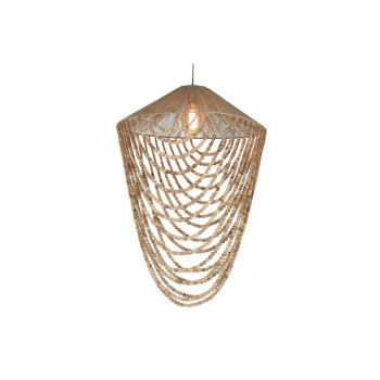 Pakabinamas apšvietimas Home ESPRIT Šviesiai rudas Žgutas Medžio 67 x 67 x 100 cm,,,