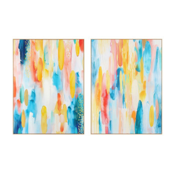 Canvas Home ESPRIT polystyrene Canvas 90 x 3,5 x 120 cm,,,