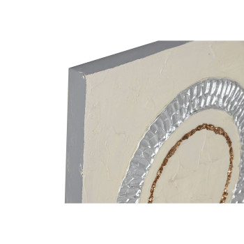 Canvas Home ESPRIT Canvas MDF Wood 80 x 3 x 80 cm,,,