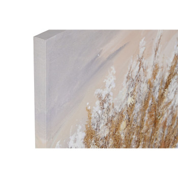 Canvas Home ESPRIT Canvas MDF Wood 80 x 3 x 80 cm,,,